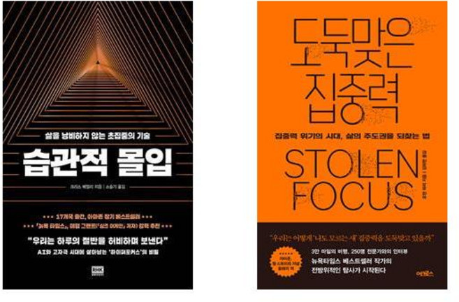 습관적 몰입 + 도둑맞은 집중력 (전2권)