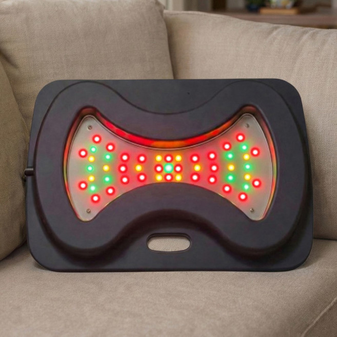 다나음 근적외선 가정용 건식 좌욕기 LC147 동급최다 5파장 147개 LED 탑재 근 원적외선 복합 온열케어 휴대용 겸용 치질 임산부, 진회색