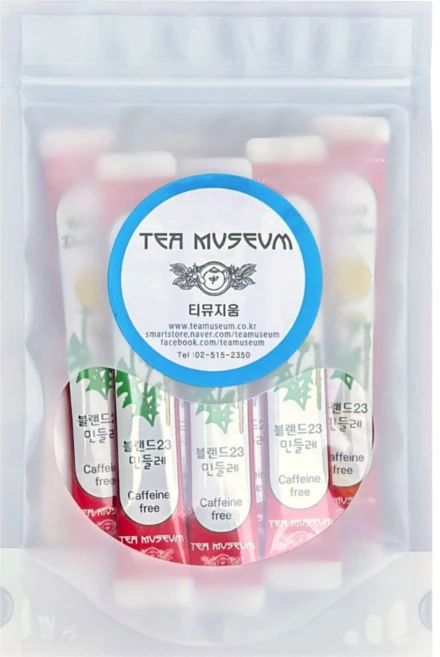 티뮤지움 블랜드 23 민들레 지퍼백, 1개, 5개입, 3g - 쿠팡