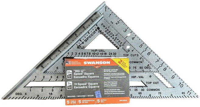 SWANSON TOOL 12 CO 7인치 SW1201K 레이아웃 밸류 없음 스피드 INC 블루북 스퀘어, 7" & 12" (inches) Combo, 1