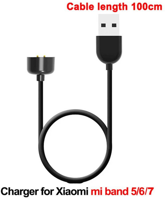 카메라충전기 샤오미 호환호환 밴드 7 프로용 스마트 손목 팔찌 충전기 와이어 케이블 미 6 5 4 3 2 USB 10, 03 Miband 5 6 7-100cm, 없음, 없음
