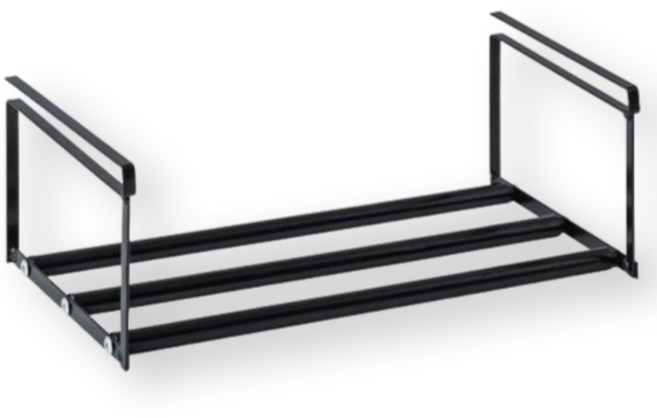 길이조절 클린핏 신발장정리선반 틈새활용, 1개, CleanFit블랙