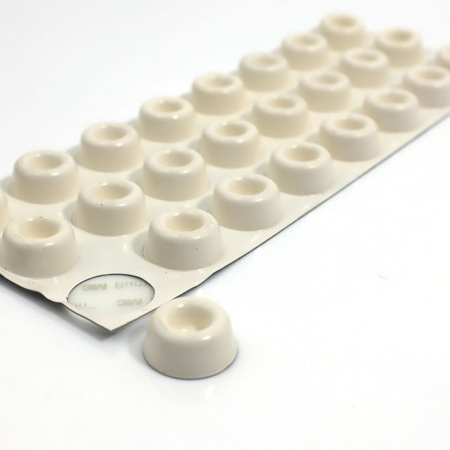 3M 범폰 22mmx10.5T 5009 백색 1장 24ea Bumpon 보호용완충제품, 1개