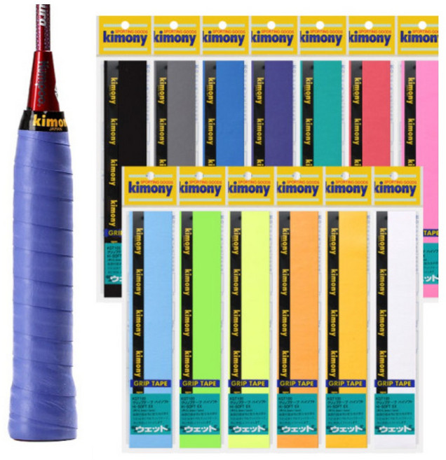 비케이스포츠 키모니 배드민턴 테니스 오버그립 민자그립 1개입, FS스카이, 1개