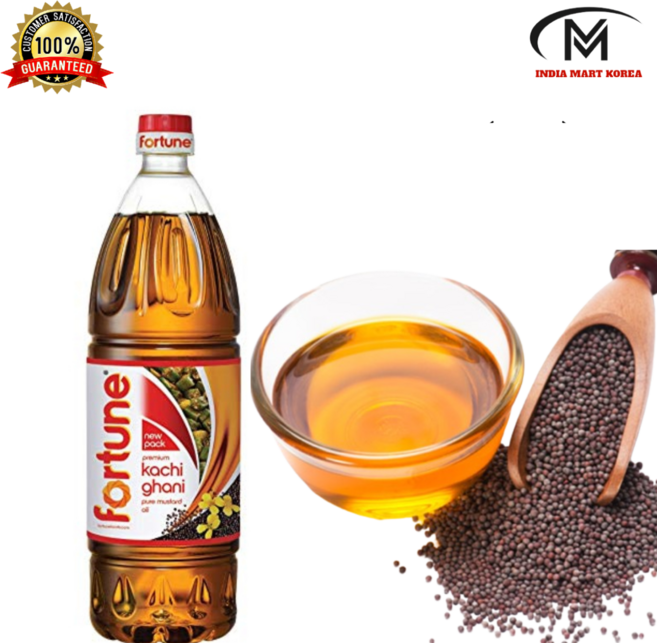 FORTUNE KACHI GHANI MUSTARD OIL 겨자 기름, 1개, 1L