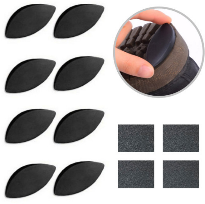 도나토르 셀프 구두뒷굽 수선 보수패드, 1세트, 블랙