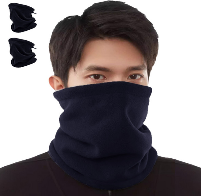 코지앤칠 겨울 방한 넥워머 목토시, 2개, 네이비