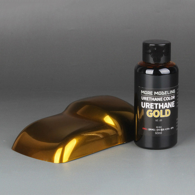 모모델링 우레탄 도료 UC-20 골드 유광 우레탄 클리어 - 락카 프라모델 도색, 1개