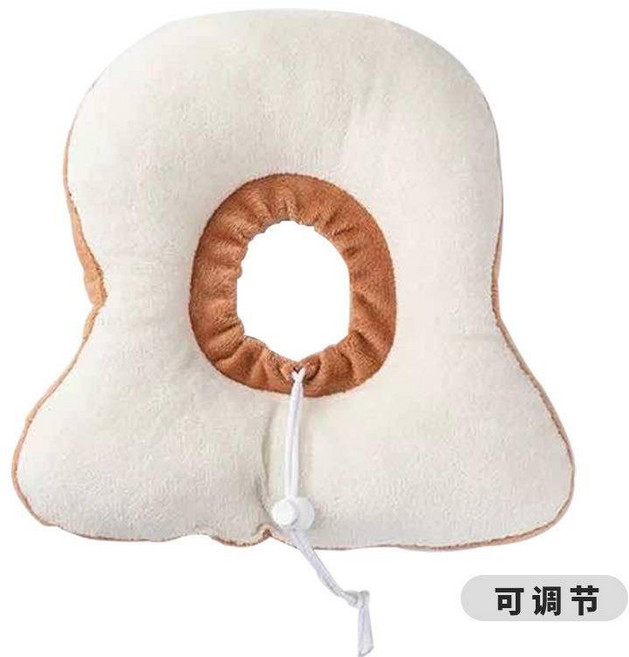 寵物防舔咬頭套 貓咪狗狗軟圍脖 土司造型 L-大型, 土司