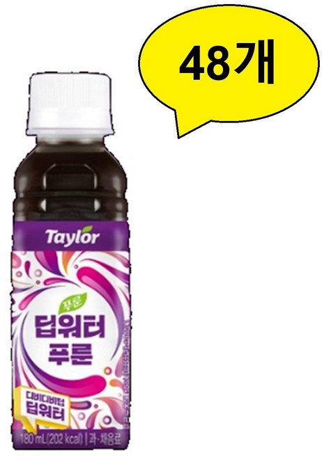 테일러 푸룬 딥워터, 180ml, 48개