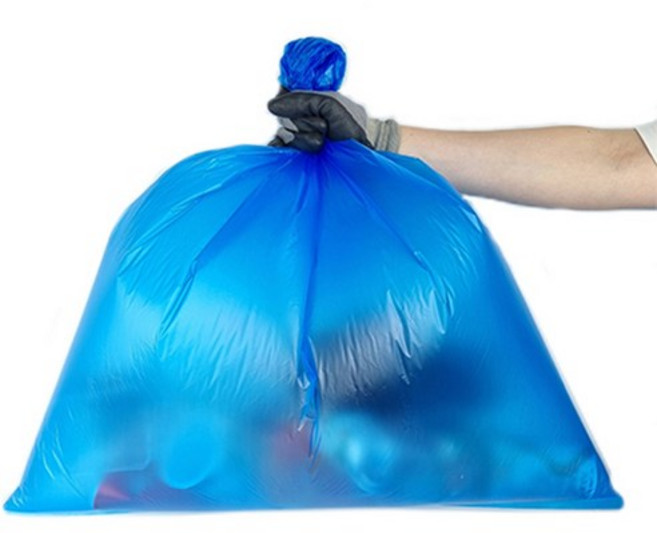 월드크린 분리수거 평판 비닐봉투 파랑, 50L, 100개