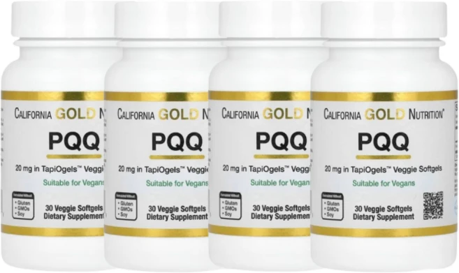 CGN PQQ 20mg 식물성 소프트젤 30정 x 4, 4개 - 쿠팡