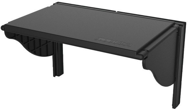 썬바이저 햇빛가리개 자동 gps 내비게이터 차양 차양 후드 자동차 다기능 5.5 10 인치 자동차 gps 탐색 범용 라이트 커버 배리어, 블랙, 1개