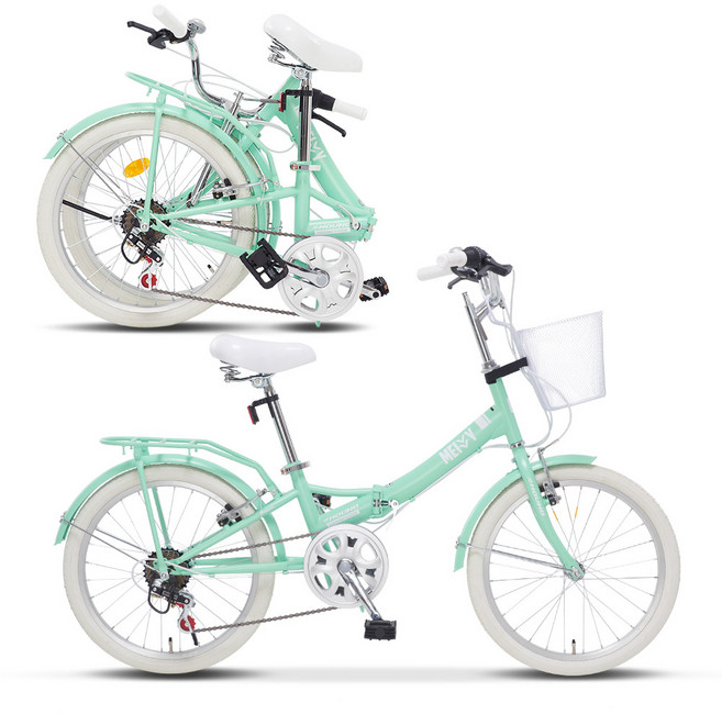 삼천리자전거 메이비20 접이식 자전거, 민트, 140cm, 1개