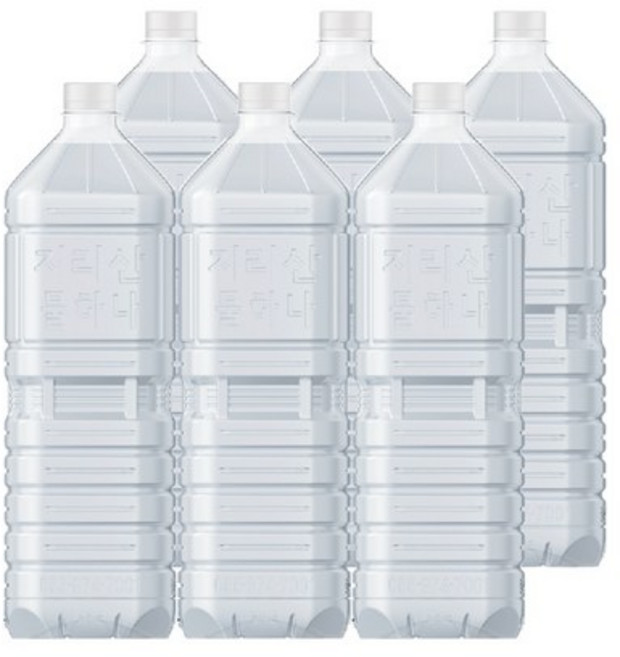 (배송) 생수 지리산 물하나 무라벨 2L X 24, 24개