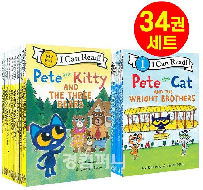 [다정책방] 국내 아이캔리드 피트더캣 32권+2 pete the cat 영어원서 음원제공