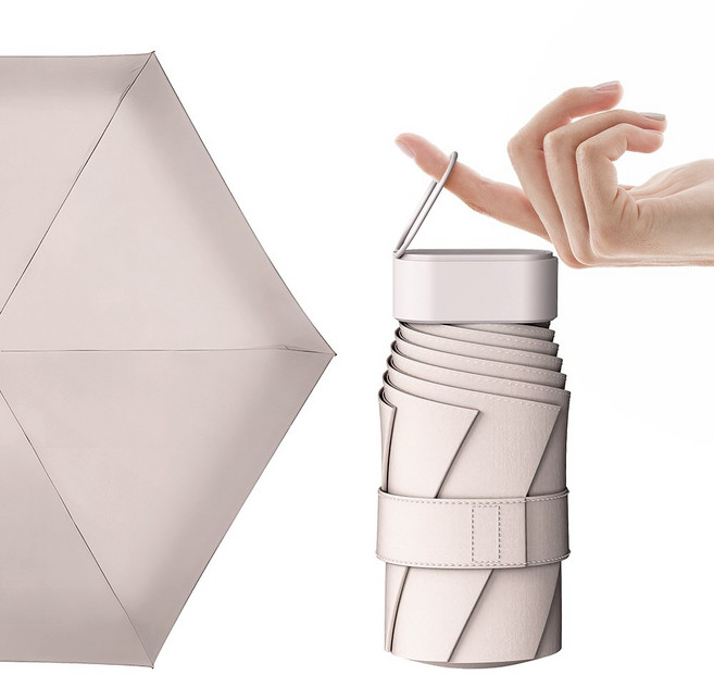 POPCHOSE UV차단 미니우산 양우산 초경량 6단 미니우산 자외선 차단 양산