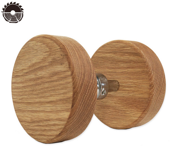 [목공인류]강화유리문 원목 손잡이 1구 오크 JO302(100100)_천연아마씨유 도장, 1개