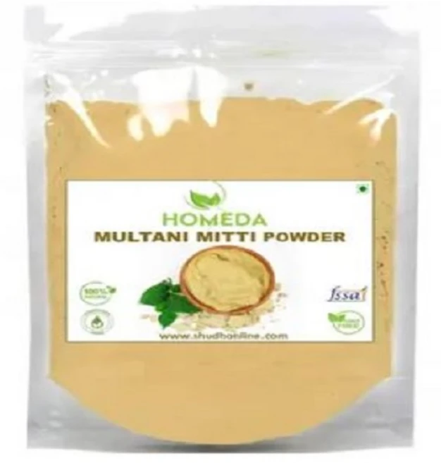 Homeda Multani Mitti Powder Organic for Face Pack | Fullers Earth Bentonite Clay Stone (200 g), 1개, 200g - 쿠팡