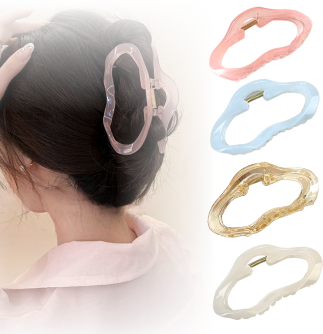 모네트 4개입 파스텔 클라우드 집게핀 세트