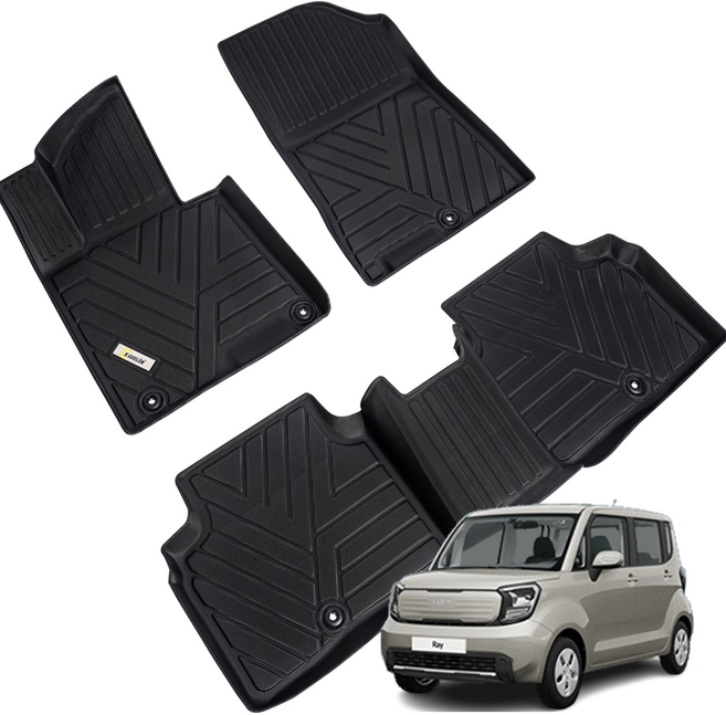 카메론 TPE 방수 카매트 3D 풀커버 세트, 레이 전기차