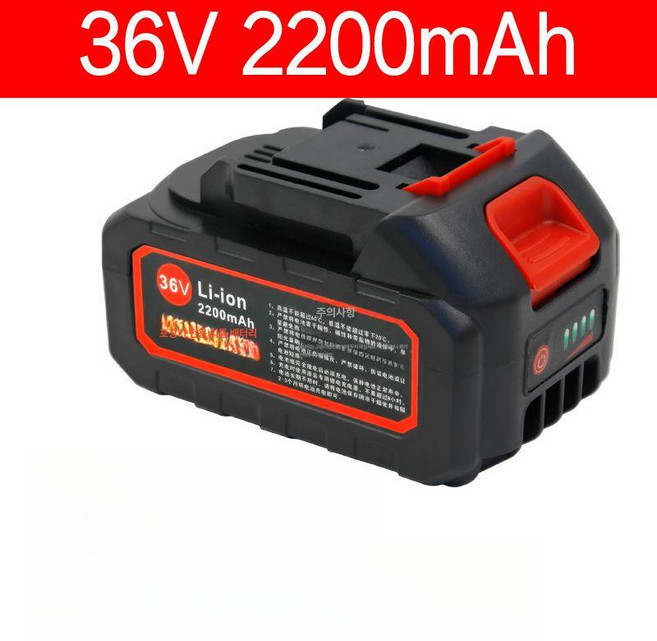 핸드 미싱기 배터리 마대 교환 전용 부품 씰링기 리튬, 36V 2200mAh 충전기 미포함, 기본 모델명/품번