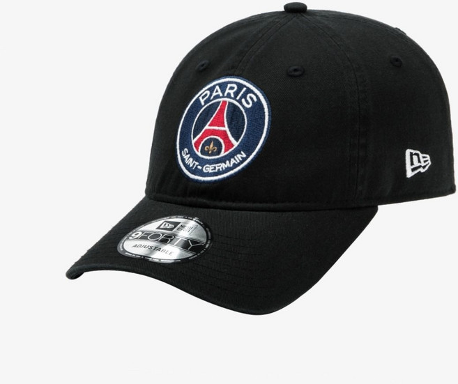 뉴에라 파리 생제르맹 FC 플로리스 언스트럭쳐 볼캡 블랙 14737678 14737678E