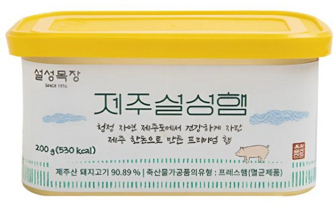 설성목장 제주 설성햄, 200g, 5개
