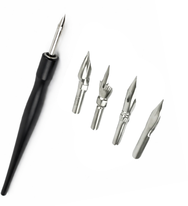 패널라인 악센트 먹선 펜 5종 세트 프라모델 건담 디테일 표현 정밀 조각 니들, 1세트