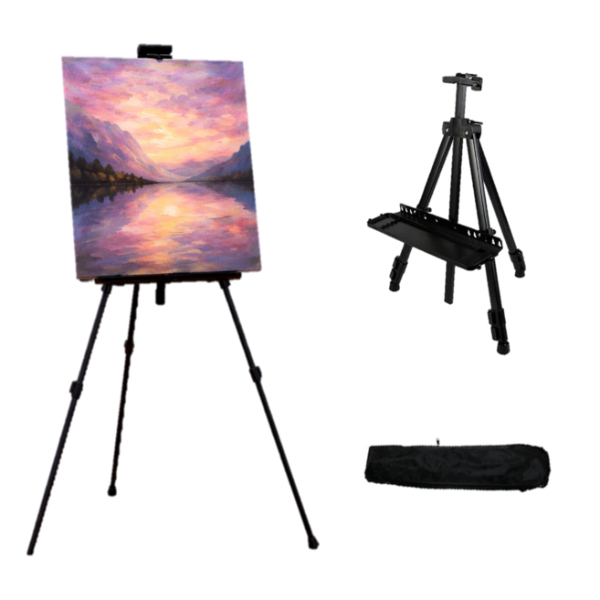 플론다 메탈 넘어지지않는 액자받침 접이식 이젤