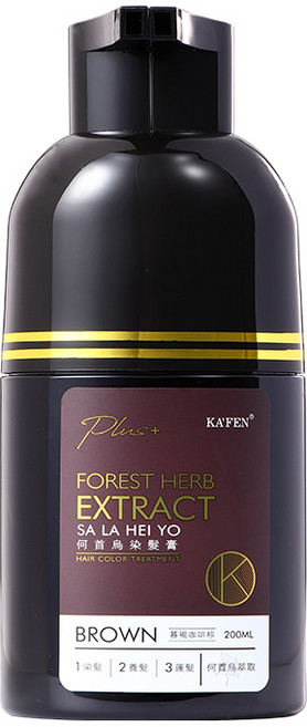 KAFEN 卡氛 何首烏染髮膏, 1個, 咖啡棕