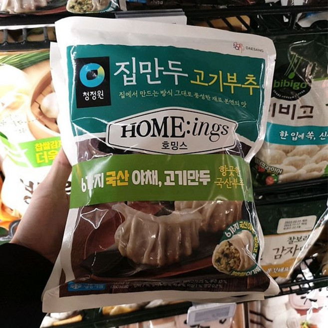 청정원 호밍스 집만두 고기부추 400g 2P, 2개