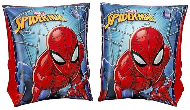 Bestway 스파이더맨 9x6/23x15cm 암밴드 205819, Bestway Spider-Man 9x6/23x15cm, 1개