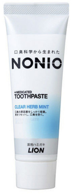 LION 獅王 NONIO Clear Herb 牙膏 130g, 1個