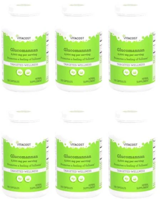 비타코스트 글루코만난 캡슐 180정, 6개 - 쿠팡