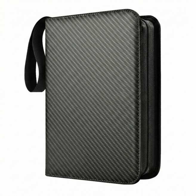 모아바인드 게임 카드 대용량 900장 보관 앨범 콜렉터 북 바인더 형, 50매, 카드앨범(블랙)