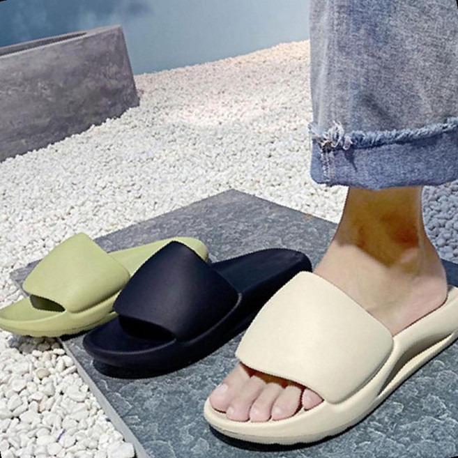 논슬립 실내화 실리콘 미끄럼방지 쿠션 바닥 소음방지 거실 욕실, 아이보리(42-43), 1개