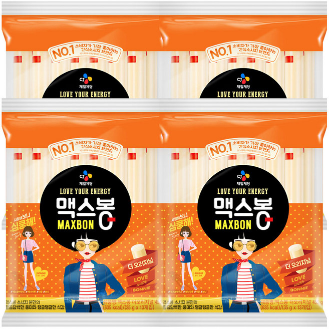 맥스봉 오리지널, 455g, 4개