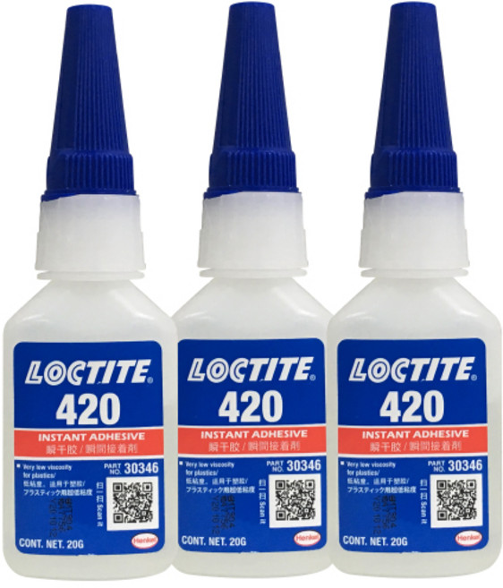 록타이트 420 순간 접착제 플라스틱 본드 3개