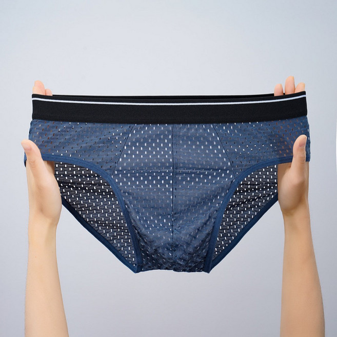 메쉬 삼각팬티 남성 언더웨어 속옷 통풍 에어홀