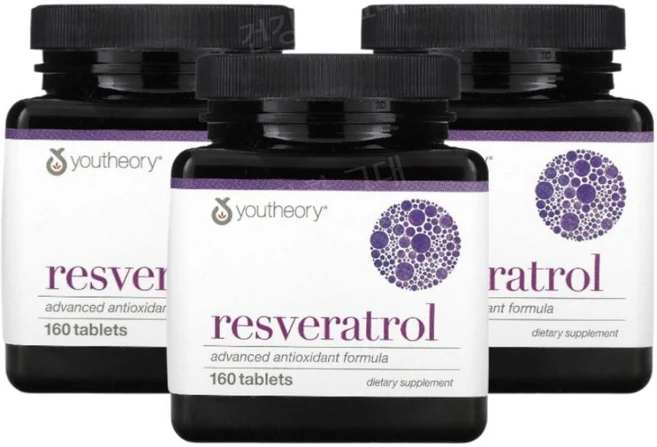 유씨어리 라스베라트롤 레스베라트롤 160정 3개 레스베라톨 Resveratrol - 쿠팡