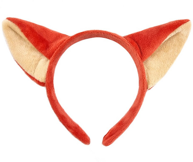 아이템팡 동물 머리띠 놀이동산 파티 운동회 생일 놀이공원, 여우(빨강)
