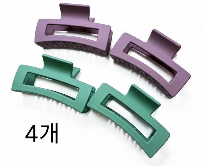 와이유 헤어 집게핀 4P