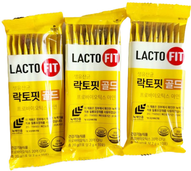 락토핏 생유산균 골드 2gx30포 (1개월분), 60g, 1개