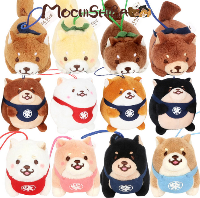 DO 모찌시바 강아지 인형 5cm 7cm 택1 가방고리 키링 동물 애착, 01.모찌시바(라잉)앙코5cm, 1개