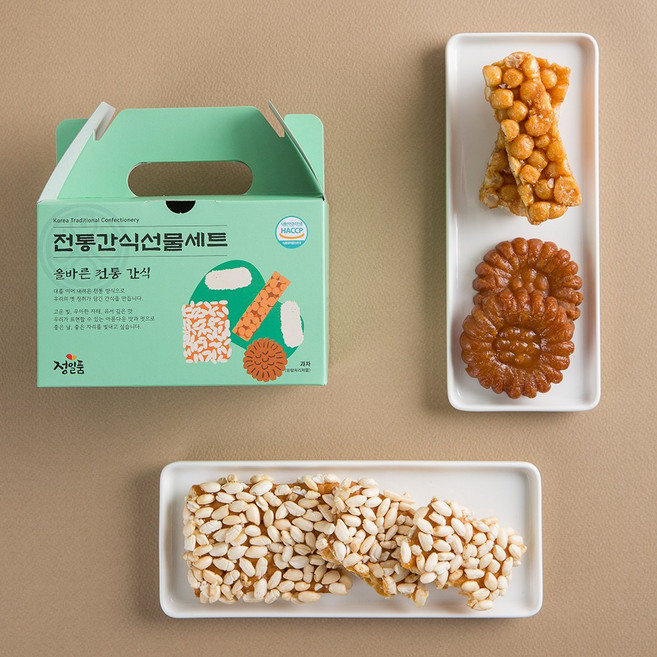 선물세트 어린이집 유과세트 한과 구디백 단체 정일품 전통간식 미니 2호 150g, 1개
