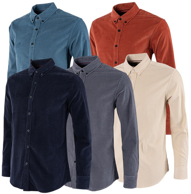 남자 골덴 긴팔 셔츠 남방 남성 캐주얼 봄 가을 겨울 간절기 코듀로이 골지