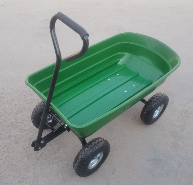 농업용 수레 카트 접이식 사륜 구르마 덤프 밀차 이륜차 접이식손 운반, 1개, 소형 업그레이드형 전복차 고무 바퀴