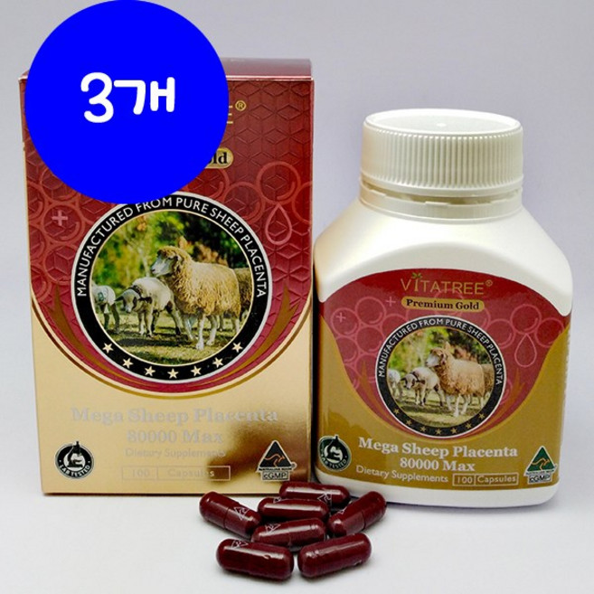 [비타트리] 프리미엄 골드 양태반 8만 100정X3개, 100정, 단품