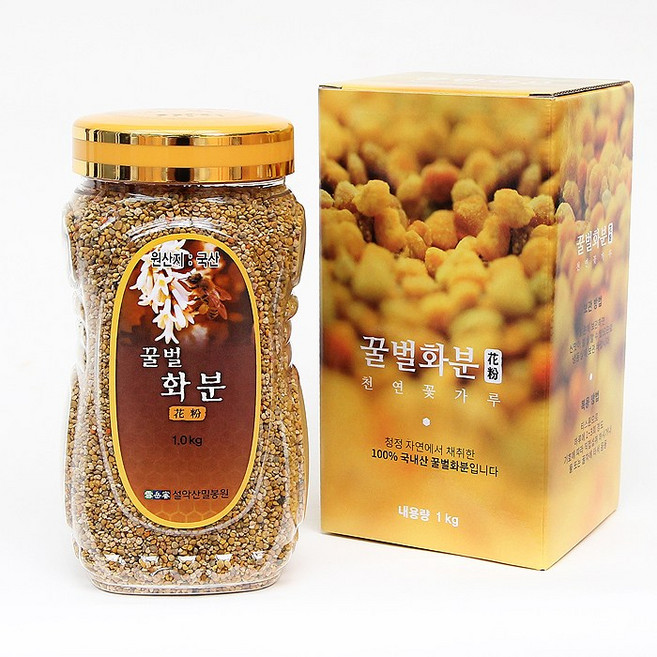 설악산허니팜 꿀벌 건조 화분, 1개, 1kg